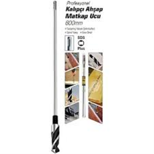SGS SDS PLUS KALIPÇI AHŞAP MATKAP UCU 12mm x 600mm